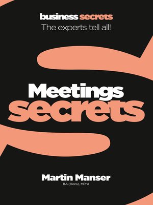 Meetings - ebook